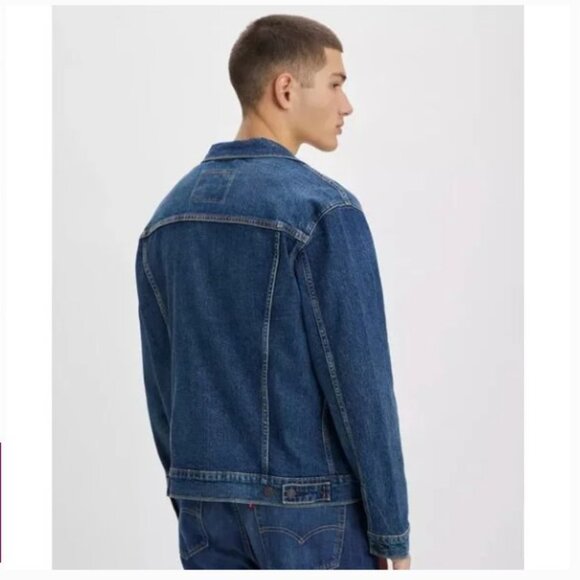 NWOT Levi's Unisex Original Trucker Jacket Blue Denim Size L - Picture 2 of 9